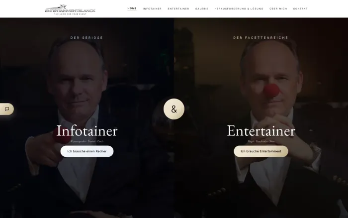 Website blanck.at von OneDaySite